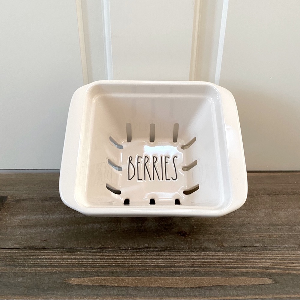 Rae Dunn Mini BERRIES Ceramic Basket